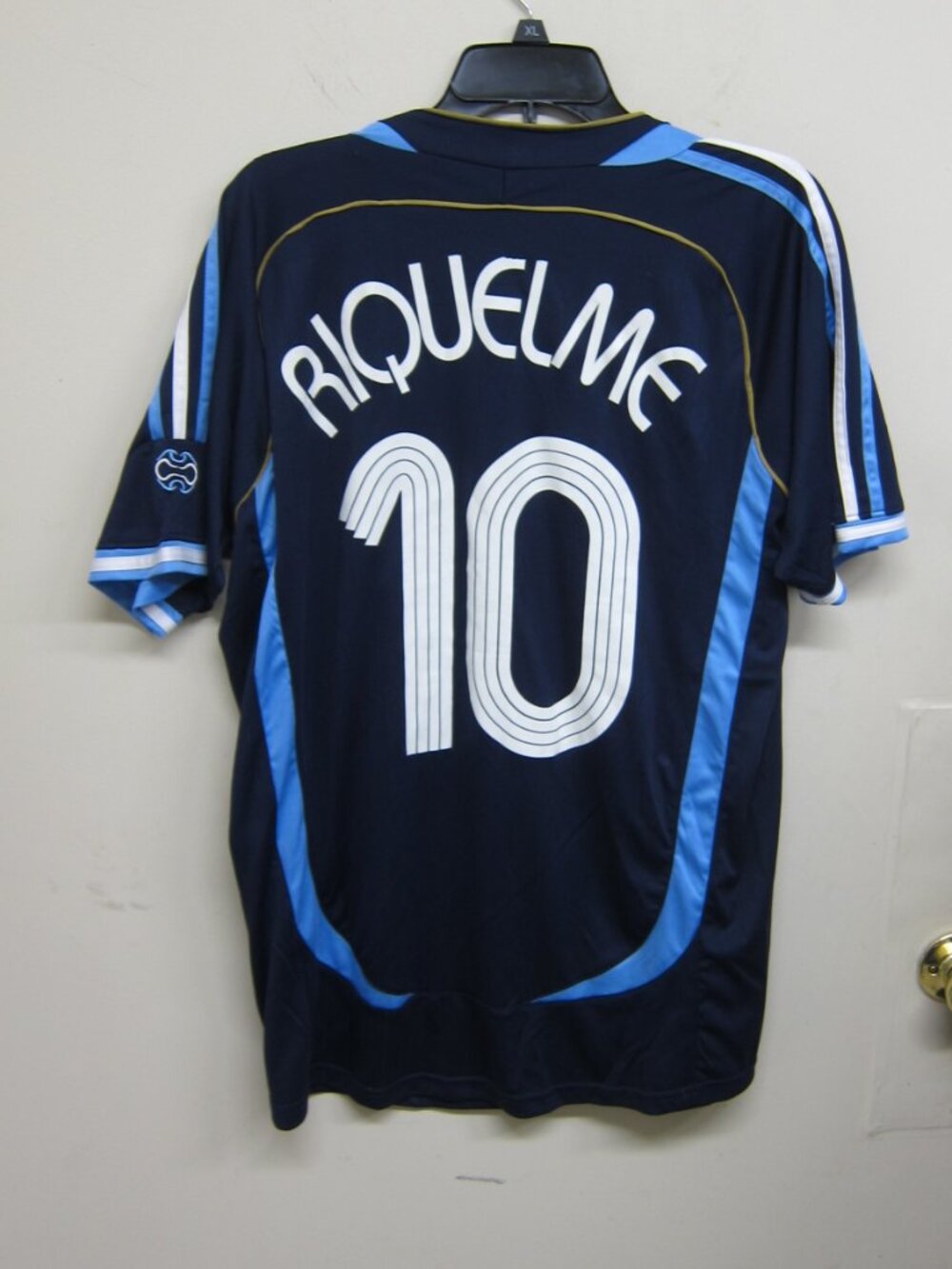 Adidas #10 Juan Roman Riquelme Argentina Reissue "2006" Away Soccer Jersey